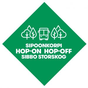 Sibbo storskog Hop-on Hop-off logo.