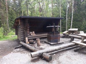 Kalkkiruukki rest area in Sipoonkorvi national park.